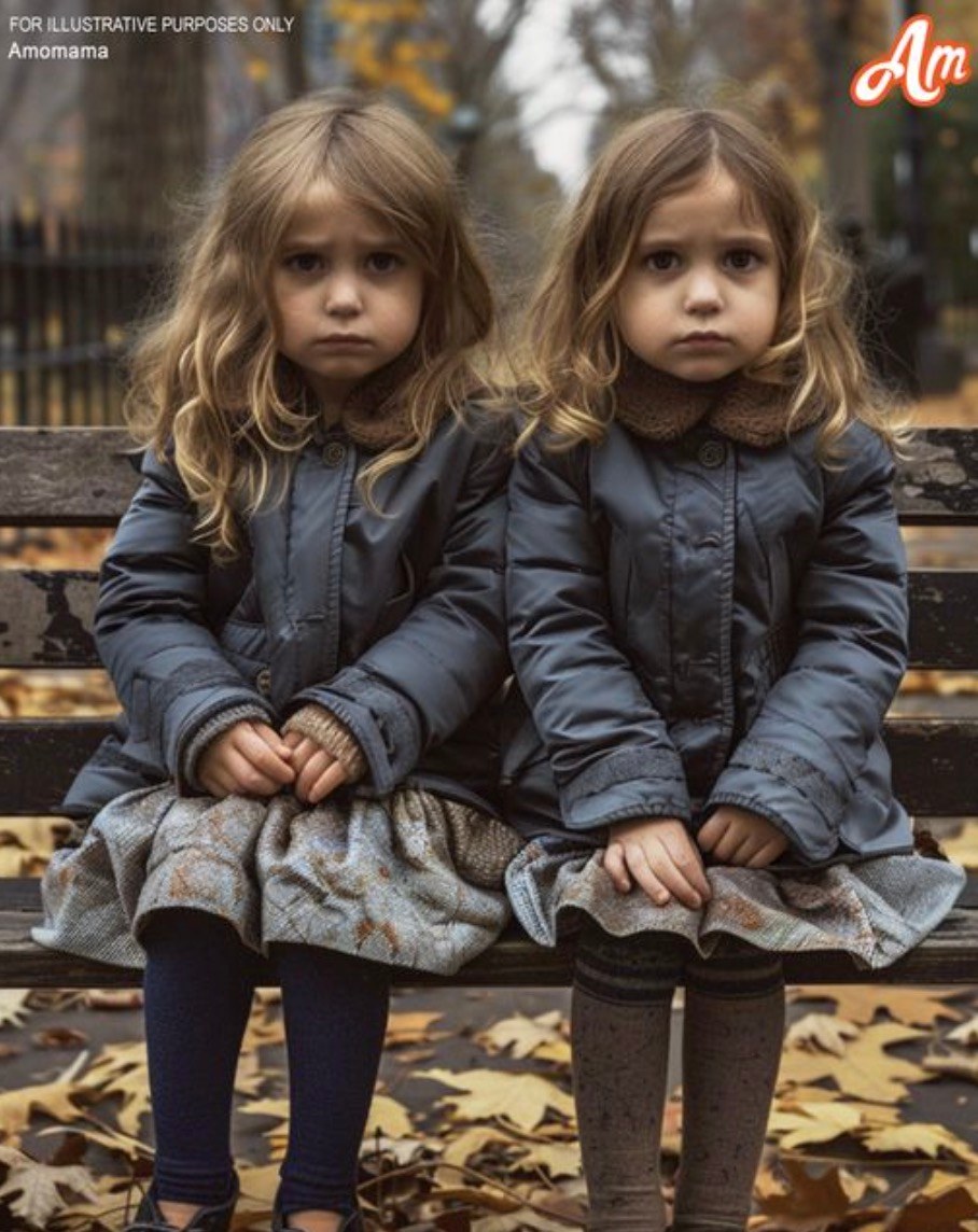 Woman Unearths Astonishing Secret After Tracking Twin Girls Who Sit Unaccompanied in Park Each Night