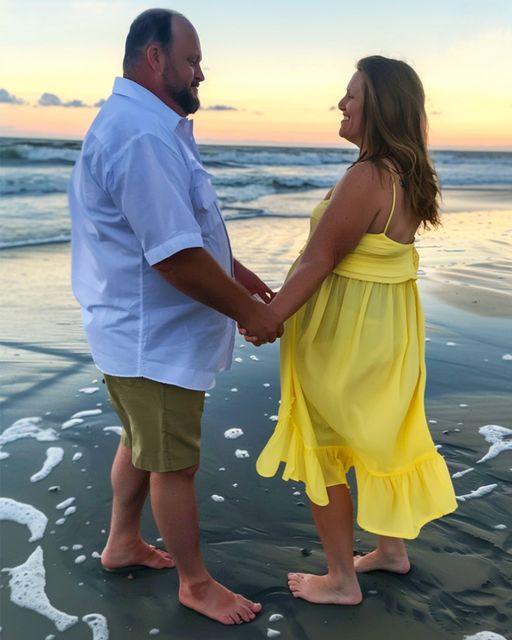 At the Beach with My Husband, a Woman Suddenly Knelt and Called His Name