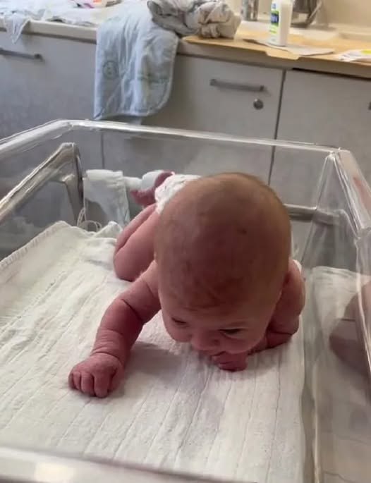 A 3-Day-Old Baby Girl Amazes Everyone After Being Caught on Camera.